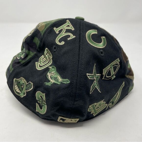 New Era Accessories MLB Logos Camo Baseball Cap/hat sz. 7.75 #MP2 - Picture 3 of 11